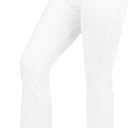 Nirlon Womens Bootcut Yoga Pants - Wide Leg Pants for Women Soft & Breathable Bootcut Yoga Pants for Yoga Regular & Plus Size (10, White)