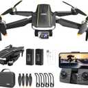 60+ Min Flight Time Super Endurance Drone with Camera for Adults 4K HD, Foldable WiFi Quadcopter Drones, 2650 FT Control Range, Brushless Motor, Auto Hover Mode, Follow Me Function (3 Batteries) for Beginners