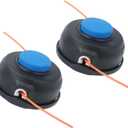 2 Pack 128LD Trimmer Head T25 for Husquvarna Weed Eater 223L 322L 125L 128L 128LD 128R 128RJ 122L 125C 223R 322C 323C 325C 325CX WeedEater Parts 966674401 Jonsered Brushcutter BC2128