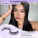 Magnetic Eyelashes with Applicator Natural Look Magnetic Lashes with Applicator Wispy False Lashes with Magnets No Need Glue Reusable Lashes by Lanflower