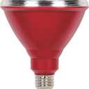Westinghouse 3314700 100-Watt Equivalent PAR38 Flood Red Outdoor Weatherproof LED Light Bulb with Medium Base, 1 Count (Pack of 1)