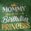 Daddy of The Birthday Princess Girl Party Matching Family TShirt, Medium