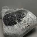 JOLLYVOGUE Calming Dog Bed Medium Size Dog, AntiAnxiety Donut Medium Pet Bed, 27 inches Fluffy Faux Fur Round Cat Bed (Smoke Grey)