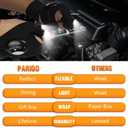 PARIGO Fathers Day Dad Gifts from Daughter Wife Son, Lights Finger LED Flashlight Gloves for Men, Grandpa Father Day Gifts for Husband Papa, Cool Suff Camping Gadgets Fishing Tools Gifts for Men Him