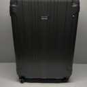 Kenneth Cole REACTION Out of Bounds Lightweight Hardshell 4-Wheel Spinner Luggage, Charcoal, 28-Inch Checked