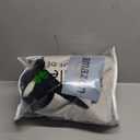 ORINOVA Black Shag Washable Fluffy Fur Area Rugs for Bedroom Living Room Faux Rabbit Fur Nursery Rug 2x6 Cute Shaped Rug Room Dcor