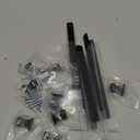 Franklin Brass Adjusta-Pull (5-Pack) Adjustable Drawer Pulls | Fits 1-3/8 to 6-5/16 Inch Hole Centers | Matte Black Cabinet Handles| Chamfered Edge P49107-FB-B