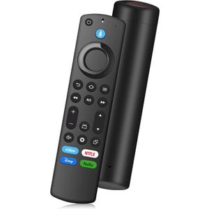 Replacement Voice Remote for All FireSeries,TVs Stick 4K/4K Max(1st /2nd Gen)/Lite/HD/Cube,Fire Smart TVs Stick (2nd / 3rd Gen),Fit for Toshiba/Insignia/Pioneer Smart TVs-Omni QLED FireSeries