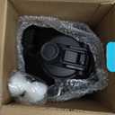 1 Gallon Insulated Water Bottle with Silicone Boot (48hrs Cold/24hrs Hot) - DIY Stickers, Leakproof, BPA Free, 128 oz [2-IN-1 LID] (Black)