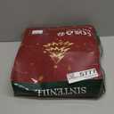 SINTENILL 5 FT Pop Up Christmas Tree with Timer Lights and Decorations, Pink Artificial Tinsel Christmas Tree with 24 Ball Ornaments, Collapsible Pencil Tree for Home, Office, Holiday Party Decor