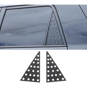 Voodonala for Toyota 4Runner Rear Window Molding Panel Cover Aluminum Alloy Compatible with 4Runner 2010+(2Pcs/Set,Aluminum Alloy,Model B)