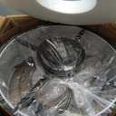 Black Flush Mount Farmhouse Ceiling Fan with Lights, 20" Caged Rustic Ceiling Fans with Light and Remote, Enclosed with 6 Speeds for Living Room, Bedroom, Nursery