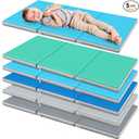 Wesiti 5 Pcs Kids Nap Mats for Preschool Daycare Bulk, Fresh
1.37" Thick 3 Section Sleeping Mats for Toddler, Waterproof, Kindergarten Classroom Back to School Supplies, 47"L x 24" W
