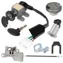 HIAORS GY6 50cc Ignition Switch Key Lock Gas Tank Cap Set Replacement for TaoTao 50cc 49cc ATM50 Pony VIP Most Chinese Scooter Moped Thunder Roketa Jonway Lance NST Tank Urban Peace Sports Sunl Parts