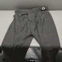 Men's High Waisted Tweed Dress Pants Pleated Front Vintage Wool Trousers (36W x 30L, Grey)