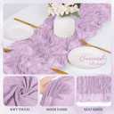 12 Pack Lavender Cheesecloth Table Runner 17x108 Inch Semi Sheer Boho Gauze Cheese Cloth Fabric Table Runners, for Wedding Party Baby Shower Birthday Home Decor Garden Farmhouse