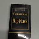 Hip Flask, KIKISML 8Oz Flasks for Liquor Stainless Steel Spirit with Never-Lose Cap and Funnel Leakproof Thin Portable Metal for Camping Outdoor Activitie Wedding Party Gift, Silver