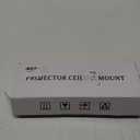 Premium Cold Rolled Steel Adjustable Angle Ceiling and Wall Projector Mount for Office Classroom with 33.1lb Load Capacity