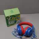 iClever Kids Headphones for School Travel, Safe Volume Limited, HD Mic Stereo Sound Over-Ear Girls Boys Headphones for Kid, FunShare Foldable 3.5mm Wired for iPad Computer, HS19 (Blue)