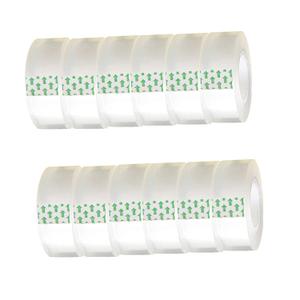 12 Pack Transparent Tape Clear Tape Refills Rolls Each Roll 3/4 x 1000 Inches, 1 inch Core, for Office, Home, School