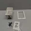 iMBAPrice IMBA-DVFR1W-1 1-Gang Recessed Outlet/Electrical Box for Wall Mount TV, Antenna, Phone & Cable TV, Fits GFCI and Standard Outlets, Old or New Construction, 1-Pack