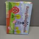 Magnetic Wooden Puzzle for Toddler Travel Toy, Farm Animal Matching Toy Fridge Magnet Montessori Educational Preschool Activities Learning Classroom Roadtrip Christmas Stocking Stuffer Gifts Word