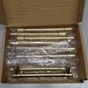Ravinte 10 Pack 5 Inch Hole Center Solid Kitchen Cabinet Handles Champagne Bronze Dresser Pulls Cabinet Drawer Pulls for Kitchen Cupboard Hardware