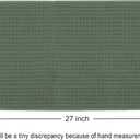 Mia's Dream Premium Cotton Waffle Bathroom Towel Set, 3 Pack Quick Drying Facial & Hand Towels, 13" x 27" (Olive Green)