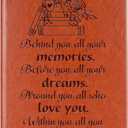 Book Lovers Gifts Behind You All Your Memories Leather Notebook Bookish Gifts for Book Lovers Book Inspired Gift (Behind you-Book)