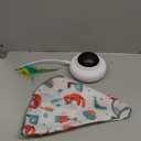 Interactive Cat Toys Rechargeable: Moving Concealed Feathers with Chime - Hide and Seek Toys,Touch Cat Kitten Toy Exercise Toys for Indoor Bored Adult Cats,White