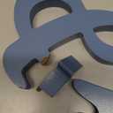 AceOrbit Blue 3 Pcs Mr & Mrs Sign Table Decor Sweetheart Mr and Miss Wooden Letters Freestanding Wedding Sign Rustic Table Centerpieces for Wedding Party Photo Booth Props Decorations Supplies