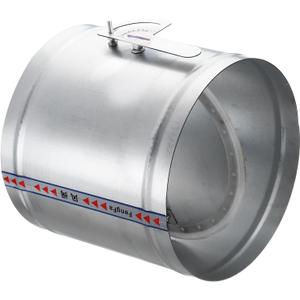 PATIKIL 10" HVAC Duct Manual Volume Damper, Metal Adjustment Airflow Ducting Backdraft Damper Control for Air Ventilation System