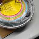 Umite Chef Mixing Bowls with Airtight Lids, 6 Piece Stainless Steel Metal Bowls, Measurement Marks & Colorful Non-Slip Bottoms Size 7, 3.5, 2.5, 2.0,1.5, 1QT, Great for Mixing & Serving