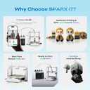 Creality SPARKX i7 Combo Multi-Color 3D Printer, Easy Setup, AI Camera Monitoring, Automatic Filament Management, 500mm/s High-Speed Printing, Auto Leveling, WiFi Connectivity