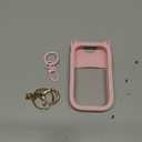 Silicone Case Compatible with Touchland Hand Sanitizer Spray (Pink)