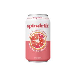 2 x Spindrift Sparkling Water, Grapefruit, 12 Fl Oz (EXP 11/08/26)