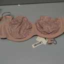 Minimizer Bras for Women Underwire Full Coverage Plus Size Unlined Bra for Heavy Breast (40D, Dusky Pink)