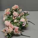 Tigeen 12 Pcs Peonies Artificial Flowers Faux Roses Silk Flowers Hydrangea Artificial Bouquet for Wedding Table Centerpiece Floral Vase Home Office Bridal Decor (Pink)