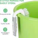 SetSail Scrub Brush, Heavy-Duty Scrub Brushes for Cleaning with Stiff Bristles Cleaning Brush for Shower, Bathroom, Carpet, Kitchen and Bathtub Scrubber - 1 Pack