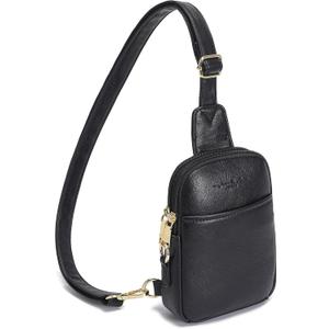 INICAT Anti Theft Crossbody Bags for Women Small Sling Bag Travel Essentials Fanny Packs Cross Body Purses Birthday Gifts (Rfid Smoky Black), Size: Small