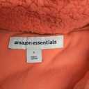 Amazon Essentials Women's Sherpa Long-Sleeve Mock Neck Full-Zip Jacket with Woven Trim Size S