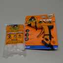 Gorilla Hot Glue Gun (Pack of 1) - Dual Temp Mini Size Hot Glue Gun with Precision Nozzle, Easy Squeeze Trigger, and Enhanced Safety Features for DIY, Craft, Repairs, and More