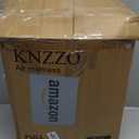 Air Mattress Full with Built-in Pump, Blow Up Mattress with Soft Flocked Top, Leakproof Inflatable Mattress, Foldable Waterproof Air Bed for Home, Guests, Camping, with Storage Bag (Deep Blue)