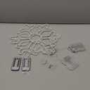 BlcTec 2 Pack Big Christmas Snowflakes Lights, 13 Inch Durable Metal Frame Snowflakes with Remote Control, 8 Modes, Timer, Waterproof Battery Operated Snowflake Lights for Christmas Party Decorations