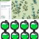 Car Air Freshener Vent Clips, 8 Pack, Provides Long-Lasting Scent, Up to 240 Days, Odor Eliminator (Eucalyptus)