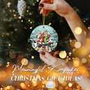 3 x Funny Christmas Ornament 2025, Friend Ornament  Cheers to 2026 Time to Get Blitzened Party Ornament  Humorous Tree Decoration for Adults, Friends, Holiday Parties, White Elephant Gift