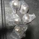 Design House Door Stops, Rubber Cushion Stoppers, Floor-Mounted, Heavy-Duty Zinc, Easy Installation, 5-Pack, Satin Nickel, 1.75 in. Diameter x 1.25 in. H, 181883