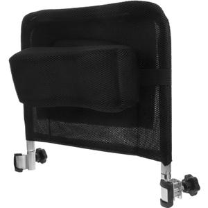 FOMIYES Wheelchair Backrest Extension Kit High Back Removable Back Cushion for Manual Wheelchairs Adjustable Heightening Supplies for Disabled Users Sturdy Cloth Material, 40x36cm