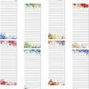 Eaasty 8 Pack Bible Verse Sticky Notes Christian Side Notes Scripture Reading Religious Quotes Inspirational Adhesive Sticky Notepads for Office Supplies Gifts 7.9 x 3in (White,Flower)