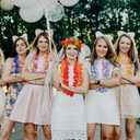 Freyalife Hawaiian Leis Decorations,Leis for Luau Party Decor Flower,Tropical Hawaiian Bulk Hula Dance Party Decor